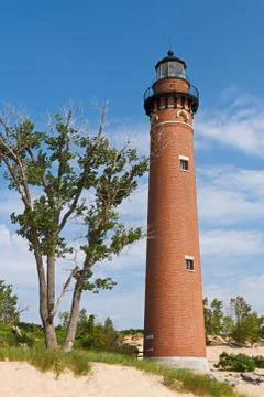 Little Sable Point Light Stock Photos