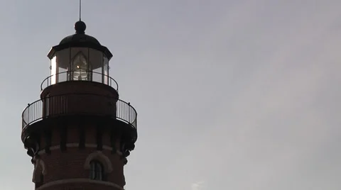 Little Sable Point Lighthouse Vídeos de archivo 39491078