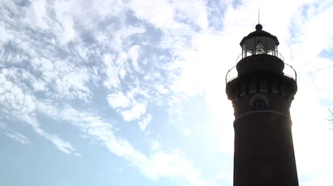 Little Sable Point Lighthouse Vídeos de archivo 39501677