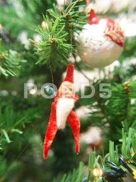 Little santa claus Stock Photos