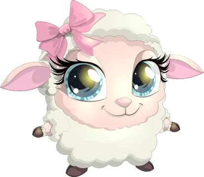 Little sheep Stock Illustration