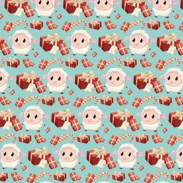 Little sheep Stock Illustration