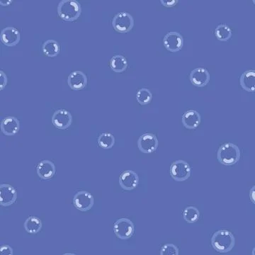 Little shiny bubbles seamless vector polka dot pattern on violet blue background イラスト素材