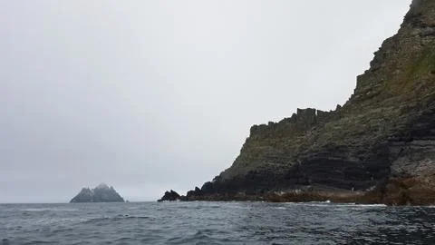 Little Skellig  Worlds second largest gannet colony Stock Photos