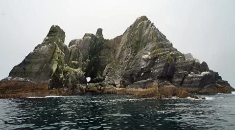 Little Skellig  Worlds second largest gannet colony Stock Photos