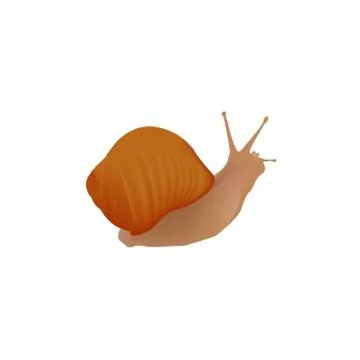 Little snail Stock Illustration