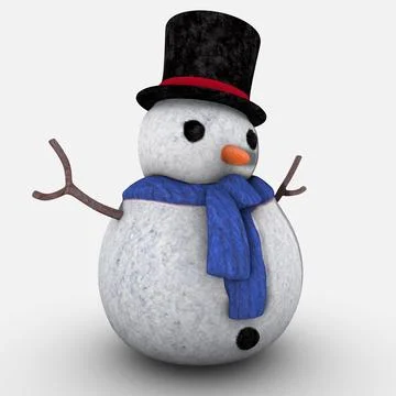 Little snowman 3D Model
