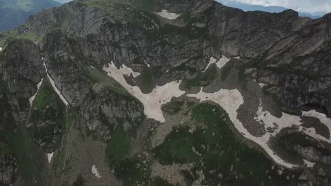 A little snowy mountain. Stock Footage 148656562