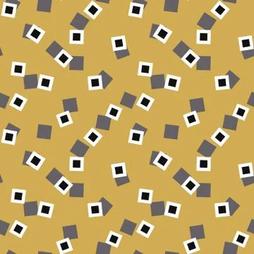 Little squares seamless vector abstract pattern Stock Illustration