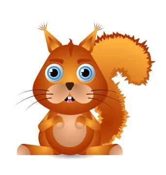 Little squirrel Stock Illustration