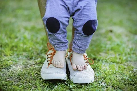 Little Steps of Joy Foto stock