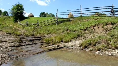 Little stream Stock Footage 709114