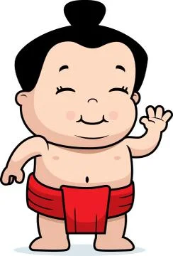 Little Sumo Stock Illustration