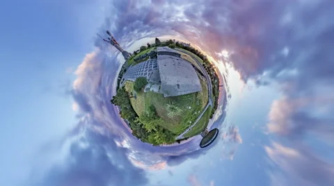 Little Tiny Planet 360 Degree. Museum 2 World War Видео 67416719