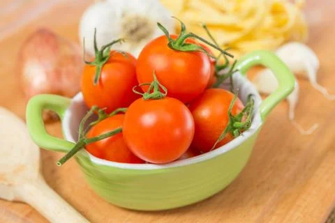 Little tomatoes Stock Photos