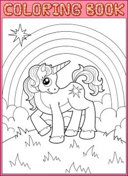 Little unicorn Stock Illustration