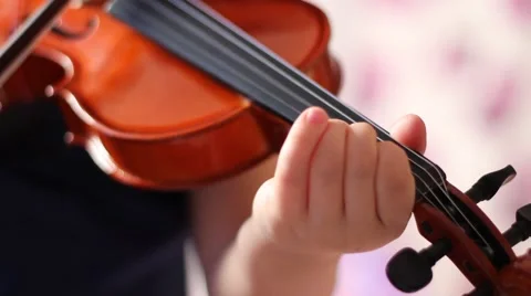 Little violin player left Stock Footage 47991467