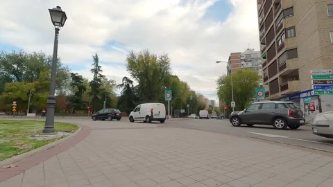 A little walk through the city Stock Footage 221354855