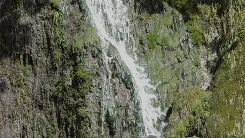 Little Waterfall 03 - Closeup Stock Footage 136525372