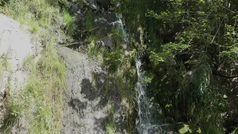 Little Waterfall 08 - Closeup Stock Footage 136593568