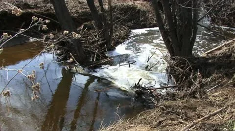 Little waterfall 1 Video stock 18185746