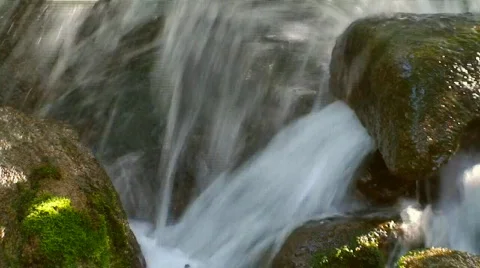 Little Waterfall Stock Footage 117091