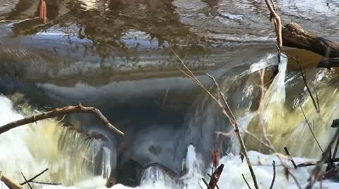 Little waterfall Video stock 18185774