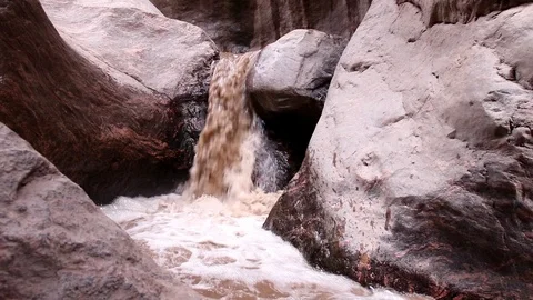 Little waterfall Stock Footage 85962412