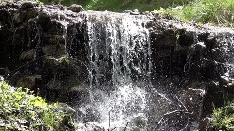 Little waterfall Video stock 90908784