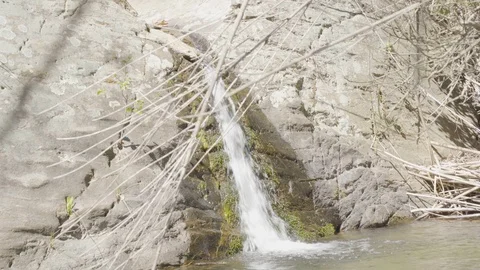 Little waterfall Stock Footage 109223629