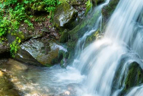 Little waterfall. Stock-Fotos
