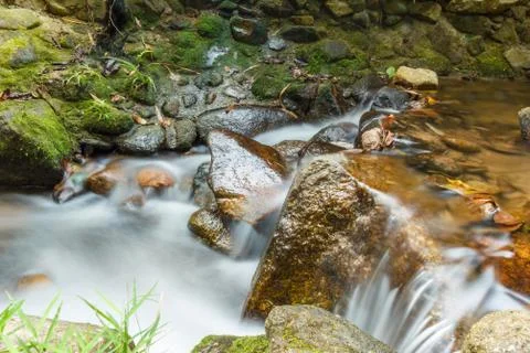 Little waterfall. Stock-Fotos