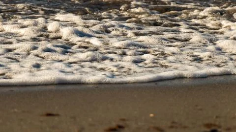 Little wave in close Stock Photos