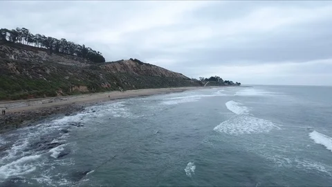 Little waves on the beach Stock Footage 98503814