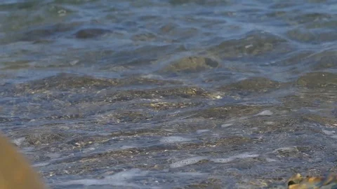 Little waves Stock Footage 91395518