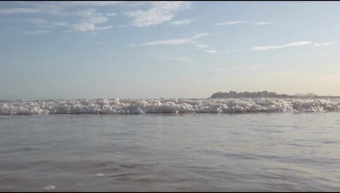 Little waves, shore Stock Footage 127681767