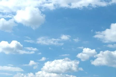 Little white clouds Foto stock