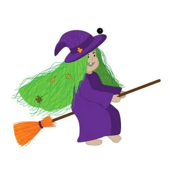 Little witch Stock Illustration