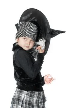 Little witch Stock Photos