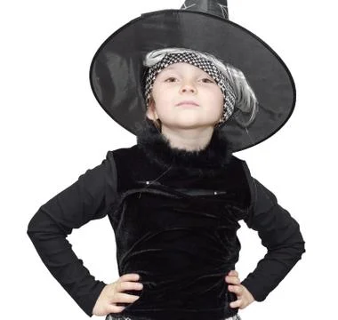 Little witch Stock Photos