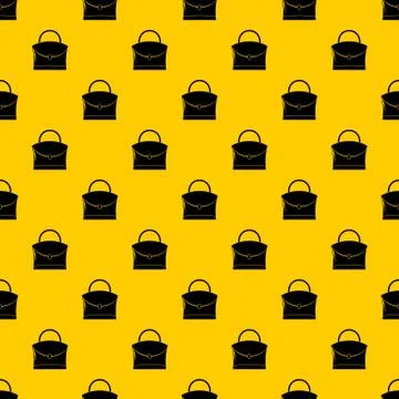 Little woman bag pattern vector Stock Illustration