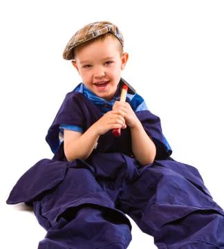 Little workman Foto stock