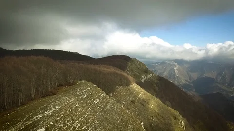 Livata mountain seen from a drone Stock Footage 100986643