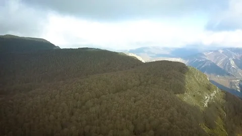Livata mountain seen from a drone Stock Footage 100986730
