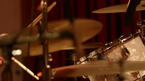 Live acoustic music performance with instruments Stock Footage 136338965
