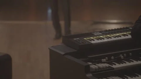 Live acoustic performance with instruments Stock Footage 136333920