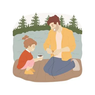 Live bait isolated cartoon vector illustration. Ilustración de archivo