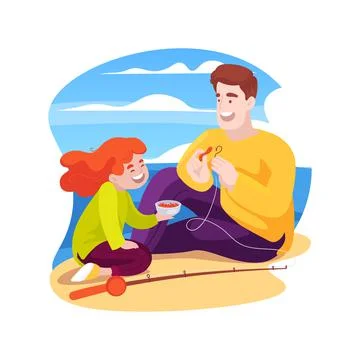 Live bait isolated cartoon vector illustration. Ilustración de archivo