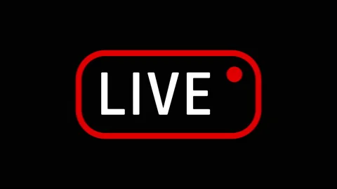 Live Box Sign Indicator With Record Symbol Animation Stock Footage 154055497