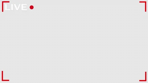Live button Animation on transparent background. Stock Footage 339326762